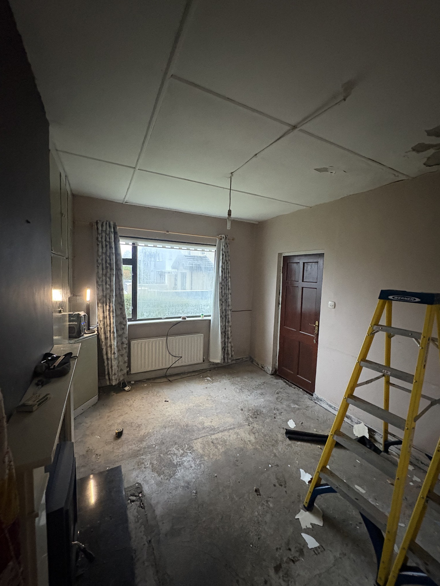 Front room before renovation East Cork
