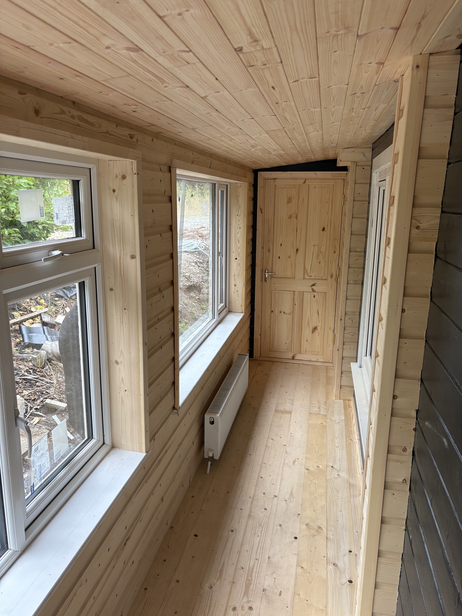 Hallway after full renovation and new flooring in East Cork