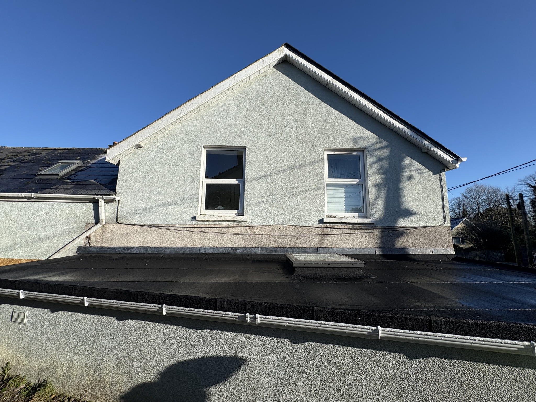 Side roof after completion by Morley Services East Cork